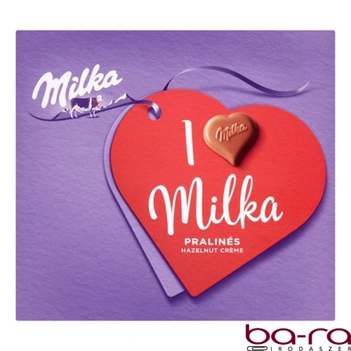 Csokoládé MILKA ILoveMilka mogyorókrémes 165 g