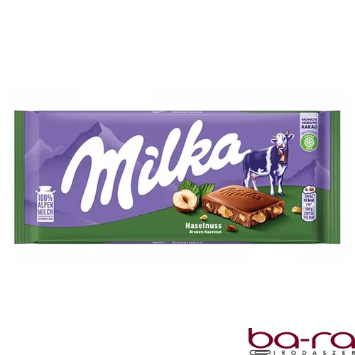 Csokoládé MILKA Törtmogyorós 90 g