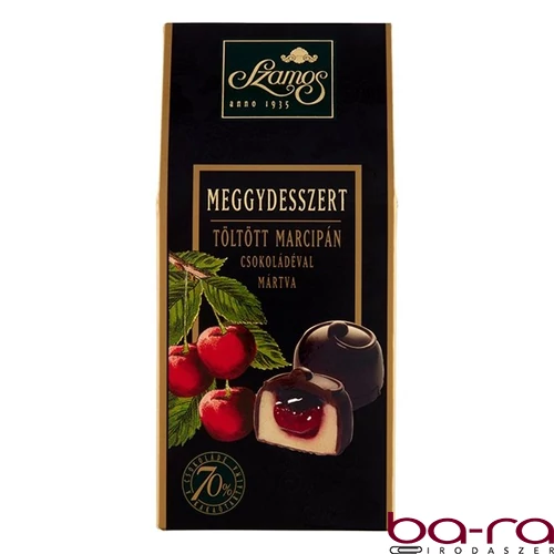 Csokoládé SZAMOS Meggydesszert sátordoboz 125 g