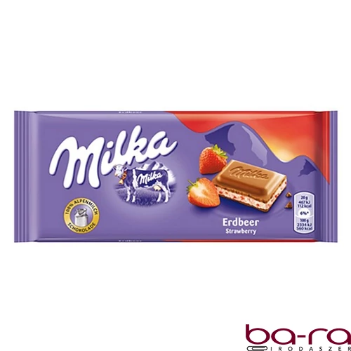 Csokoládé táblás MILKA Epres-Joghurtos 100 g