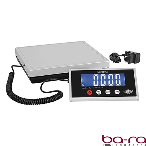 Csomagmérleg WEDO Paket 50 Plus (50 kg/5 g)
