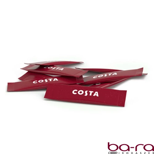 Cukor egyadagos barna COSTA COFFEE tasakos 3000 darab/doboz