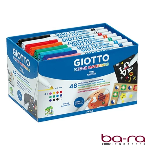 Dekorfilc GIOTTO vegyes színek 48 darabos