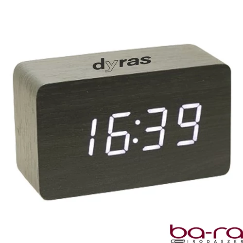 Ébresztőóra DYRAS ALCL-002B fekete