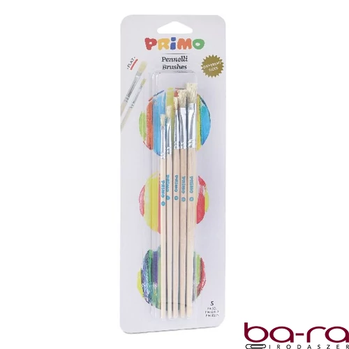 Ecset készlet PRIMO lapos (0,2,4,6,8) 5 darabos