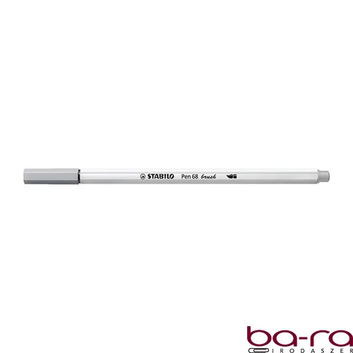 Ecsetfilc STABILO Pen 68 Brush középszürke