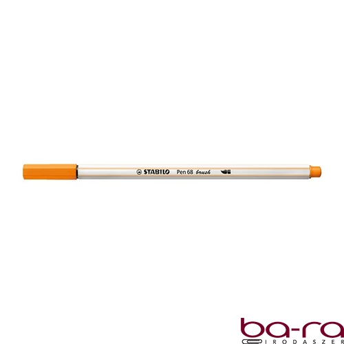 Ecsetfilc STABILO Pen 68 Brush narancs