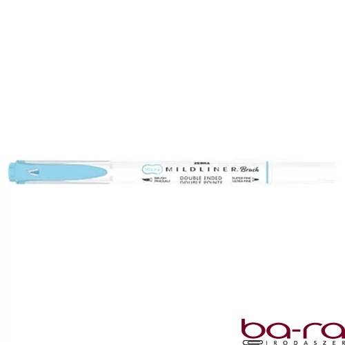 Ecsetfilc kétvégű ZEBRA Mildliner Fluorescent kék