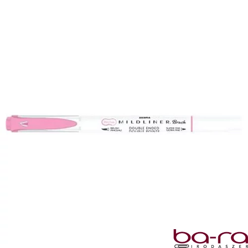 Ecsetfilc kétvégű ZEBRA Mildliner Fluorescent rózsaszín