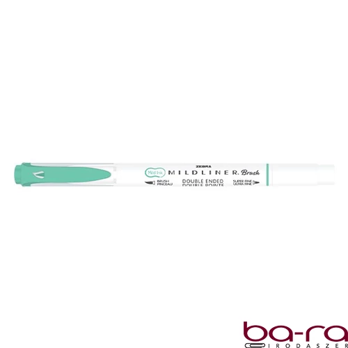 Ecsetfilc kétvégű ZEBRA Mildliner Fluorescent türkiz