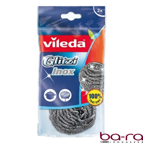 Edénysúroló VILEDA Glitzi inox fém párna  2 darabos
