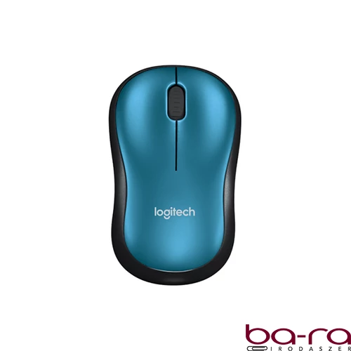 Egér vezeték nélküli LOGITECH M185 2,4 Ghz 1000 DPI kék