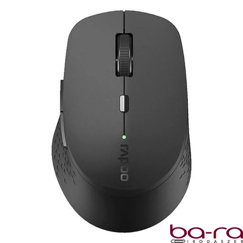 Egér vezeték nélküli RAPOO M300 bluetooth 2,4 GHz 6 gombos sötétszürke