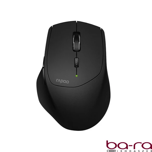 Egér vezeték nélküli RAPOO MT550 bluetooth 2,4 GHz 6 gombos fekete