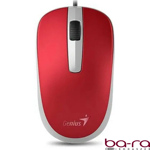 Egér vezetékes GENIUS DX-120 USB piros