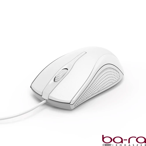 Egér vezetékes HAMA MC-200 USB 1200 DPI fehér