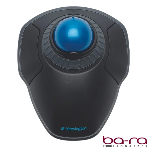 Egér vezetékes KENSINGTON optikai Orbit Trackball görgető gyűrűvel fekete/kék