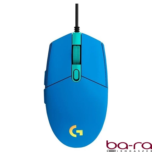 Egér vezetékes LOGITECH G102 LightSync USB 6 gombos 8000 DPI kék