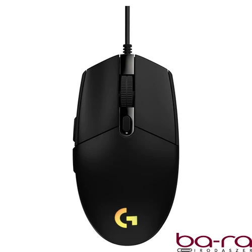 Egér vezetékes LOGITECH G203 LightSync USB 6 gombos 8000 DPI fekete