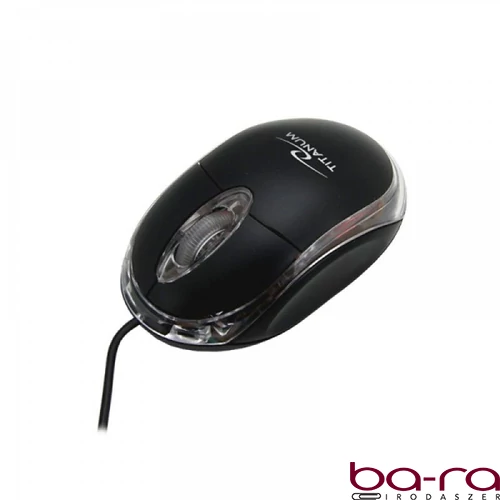 Egér vezetékes SILVERLINE OM-290 USB fekete
