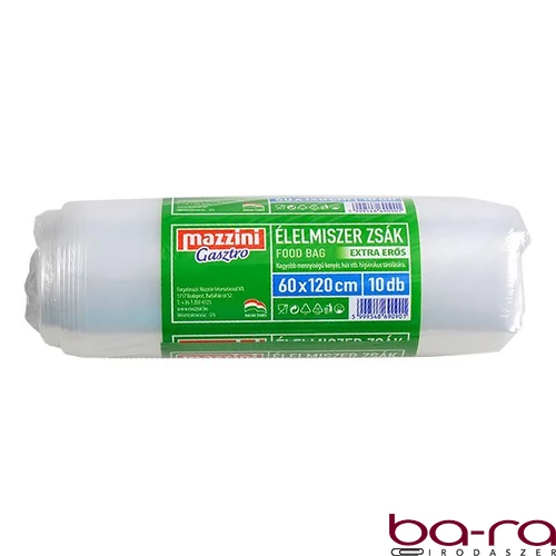 Élelmiszerzsák MAZZINI Gastro extra erős 60x120cm 10 darabos