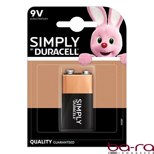 Elem DURACELL Basic MN1300 9V 1-es