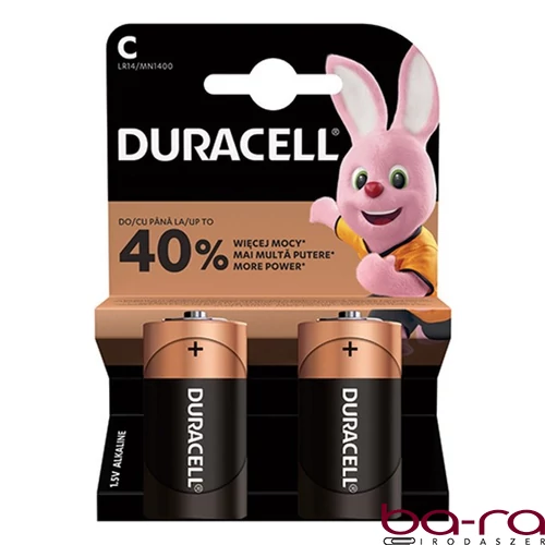 Elem baby DURACELL Basic MN1400 C 2-es