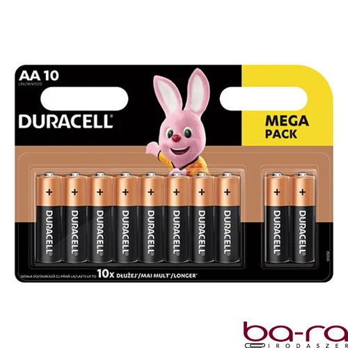 Elem ceruza DURACELL Basic AA 10-es