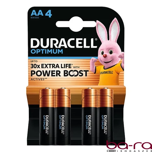 Elem ceruza DURACELL Optimum AA 4-es