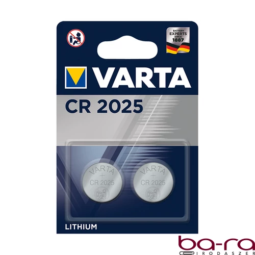 Gombelem VARTA CR2025 2-es