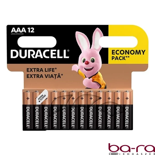 Elem mikro DURACELL Basic MN2400 AAA 12-es