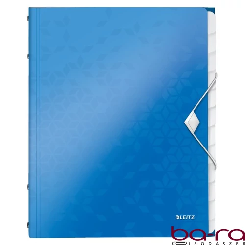 Előrendező LEITZ Wow A/4 PP 12 részes kék