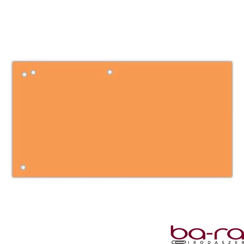 Elválasztócsík DONAU 105x235 mm karton narancssárga 100 darabos