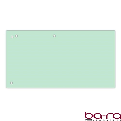 Elválasztócsík DONAU 105x235 mm karton szürke 100 darabos