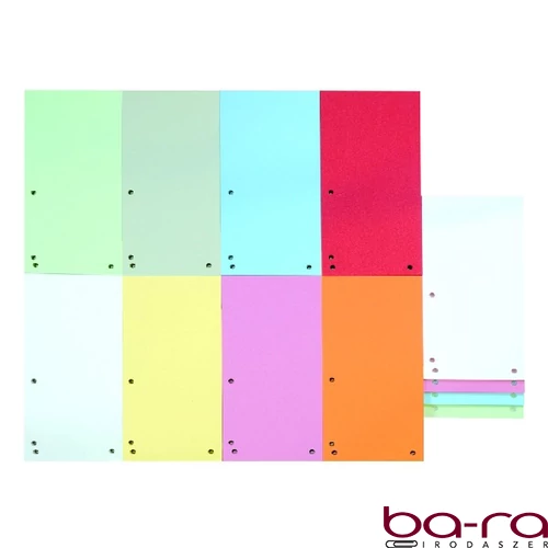 Elválasztócsík DONAU 105x235 mm karton vegyes 100 darabos