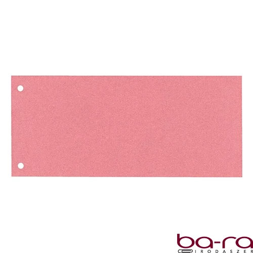 Elválasztócsík ESSELTE 105X240 mm karton piros 100 darabos