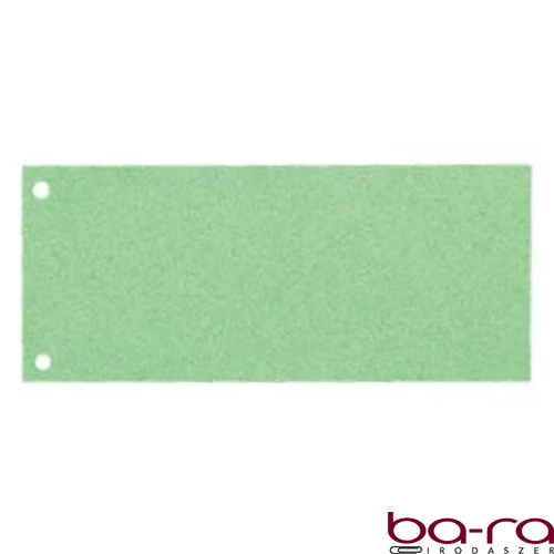 Elválasztócsík ESSELTE 105x240mm karton zöld 100 darabos