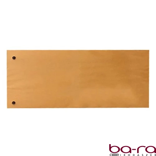 Elválasztócsík FORTUNA 105x235mm karton narancs 100 darabos