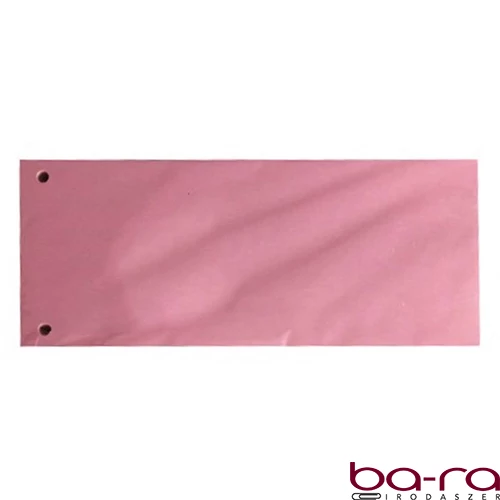 Elválasztócsík FORTUNA 105x235mm karton rózsa 100 darabos