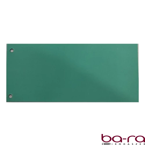Elválasztócsík FORTUNA 105x235mm karton zöld 100 darabos