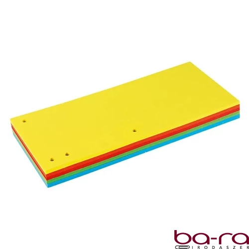 Elválasztócsík GRAND 105x240mm karton intenzív színek 4x25 darabos