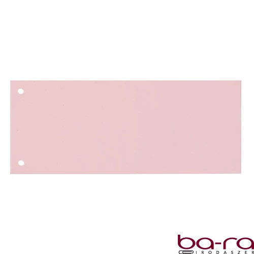 Elválasztócsík KASKAD 105x240mm karton 25 rózsaszín 50 darabos