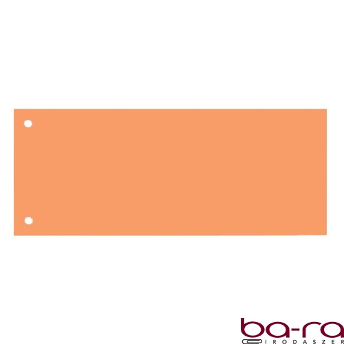 Elválasztócsík KASKAD 105x240mm karton 48 narancssárga 50 darabos