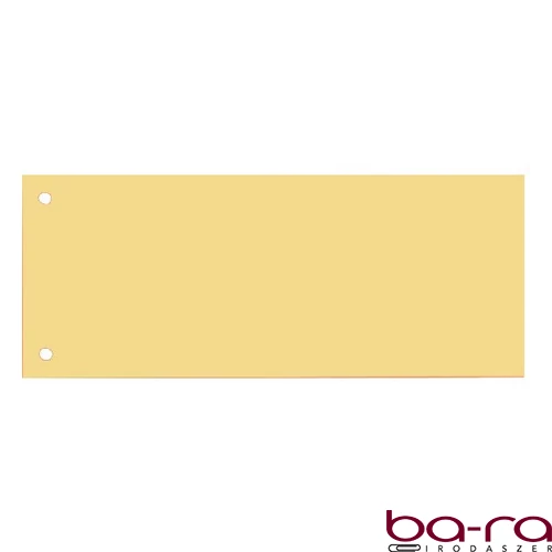 Elválasztócsík KASKAD 105x240mm karton 57 citromsárga 50 darabos