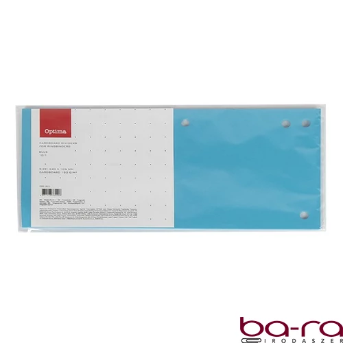 Elválasztócsík OPTIMA 105x240mm kék 10 darabos