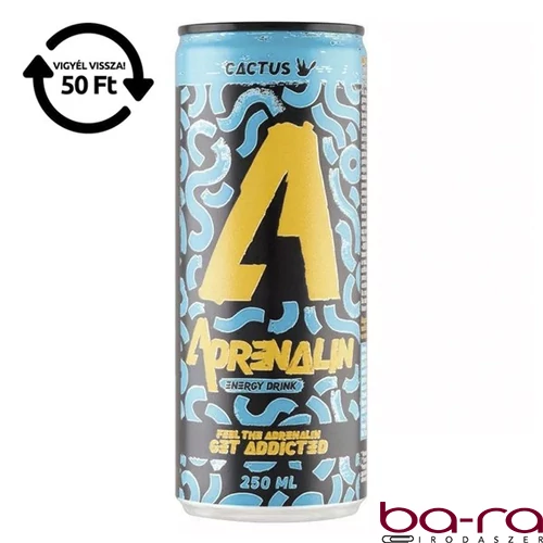 Energiaital ADRENALIN Kaktusz 0,25L DRS