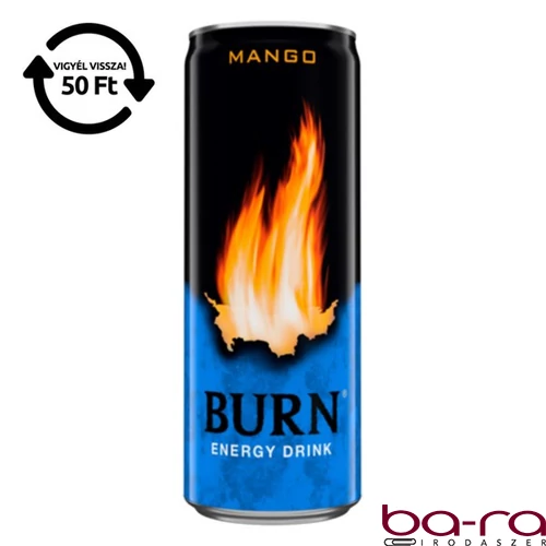 Energiaital BURN Mango 0,25L DRS