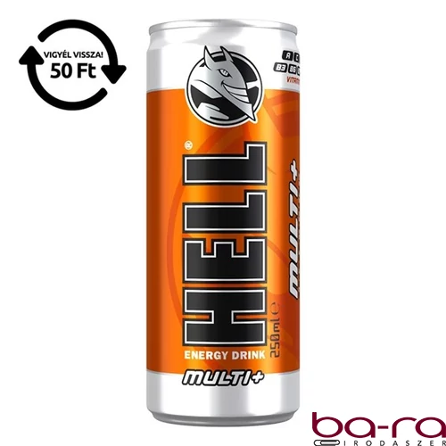 Energiaital HELL Multivitamin 0,25L DRS