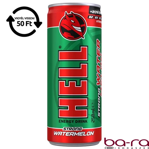 Energiaital HELL Strong Watermelon 0,25L DRS