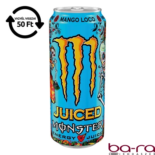 Energiaital MONSTER Mango Loco 0,5L DRS